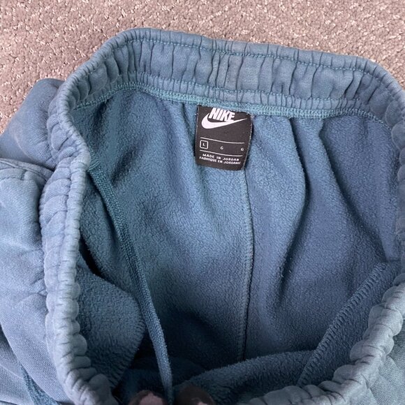 Nike Sportswear Club Fleece Cargo Pants Men's Large Teal Sweatpants Gym Joggers - Picture 6 of 14